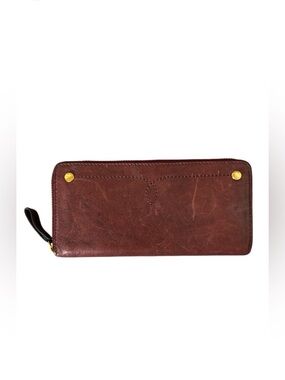 Frye Zip Around Wallet Genuine Leather